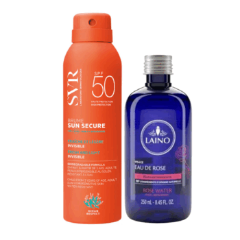 SVR SUN SECURE BRUME SPF50+ 200ML + LAINO EAU FLORALE DE ROSES 250ML
